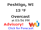 Click for Peshtigo, Wisconsin Forecast