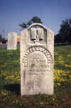 Example of headstone from Peshtigo Fire cemetery